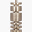 Elon Champagne Gold Metal Stacked Cylinder Table Lamp Base.