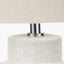 Pacific Lifestyle Lighting Elure White Crackle Effect Table Lamp House of Isabella UK