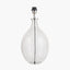 Pacific Lifestyle Lighting Elysia Bubble Glass and Silver Metal Curved Table Lamp Base House of Isabella UK
