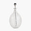 Pacific Lifestyle Lighting Elysia Bubble Glass and Silver Metal Curved Table Lamp Base House of Isabella UK