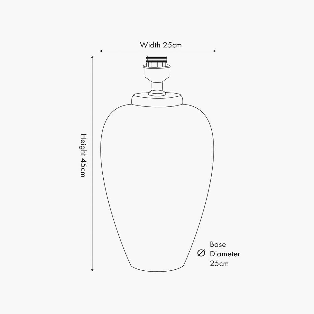 Emerayn Koi Natural Ceramic Table Lamp Base.