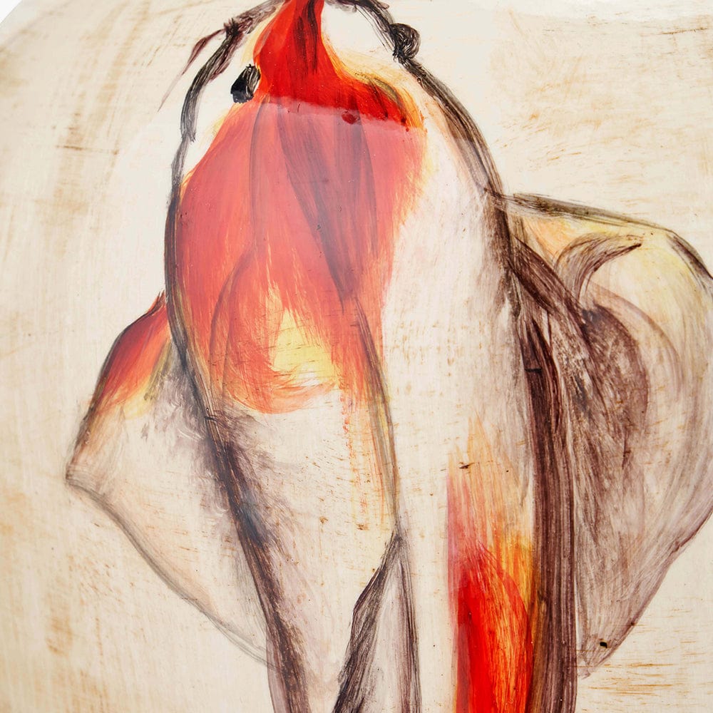 Emerayn Koi Natural Ceramic Table Lamp Base.