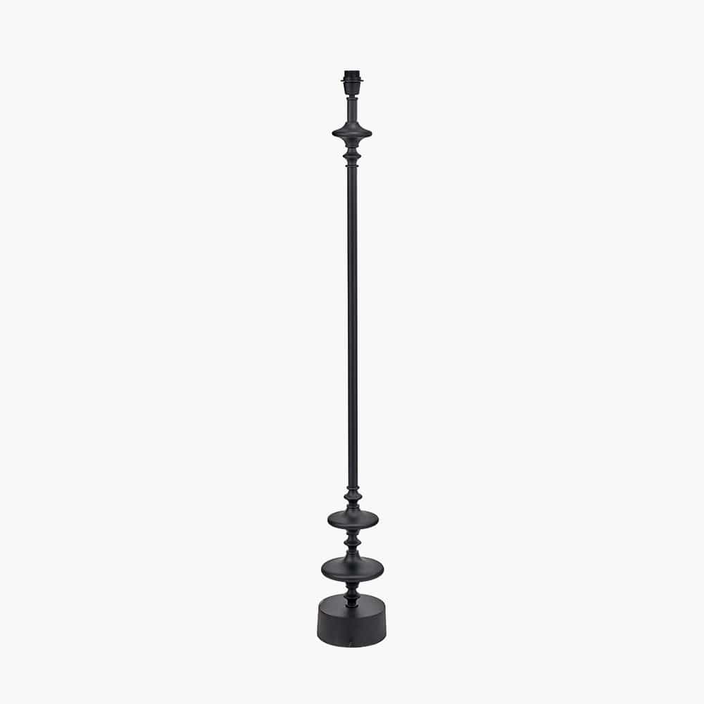 Pacific Lifestyle Lighting Emilio Matt Black Candlestick Floor Lamp Base House of Isabella UK