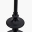 Emilio Matt Black Candlestick Floor Lamp Base.