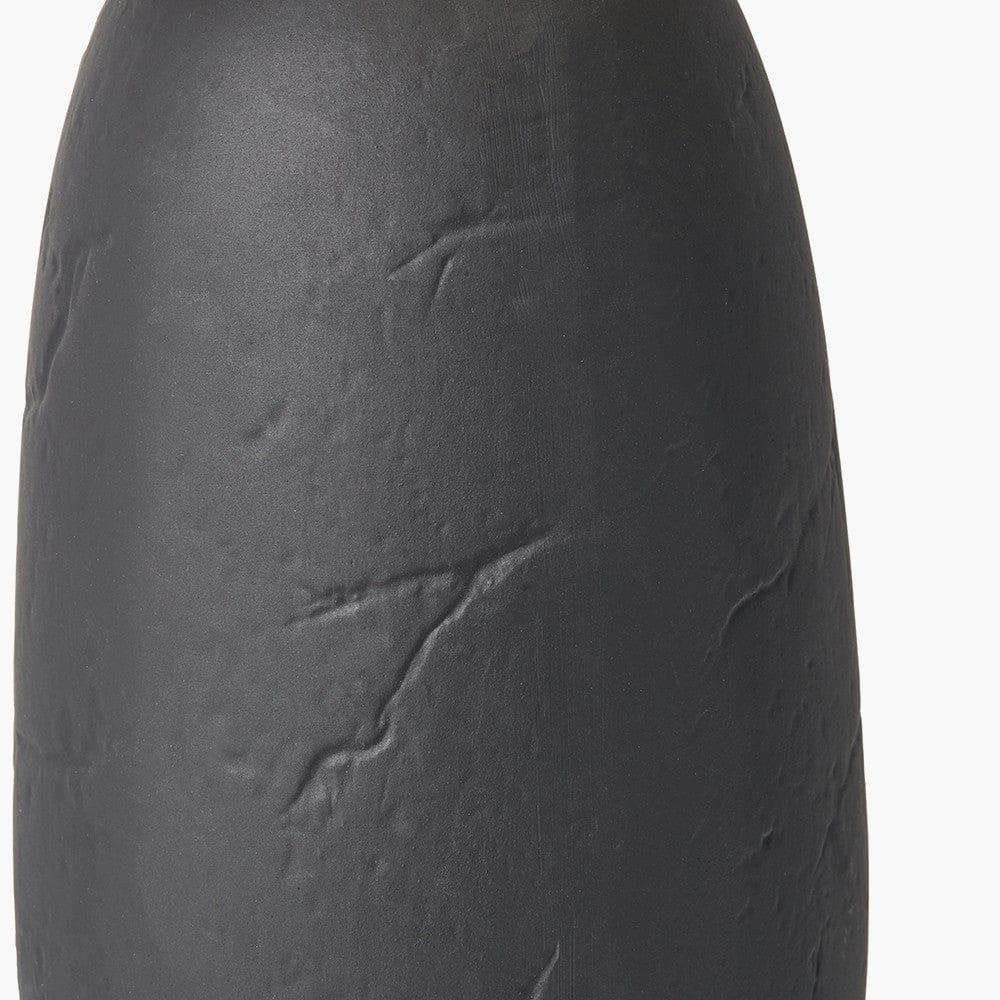 Pacific Lifestyle Lighting Erika Black Vintage Textured Ceramic Table Lamp House of Isabella UK