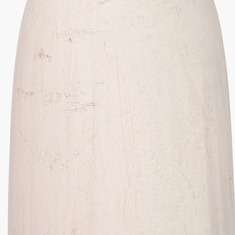 Erika White Vintage Textured Ceramic Floor Lamp.