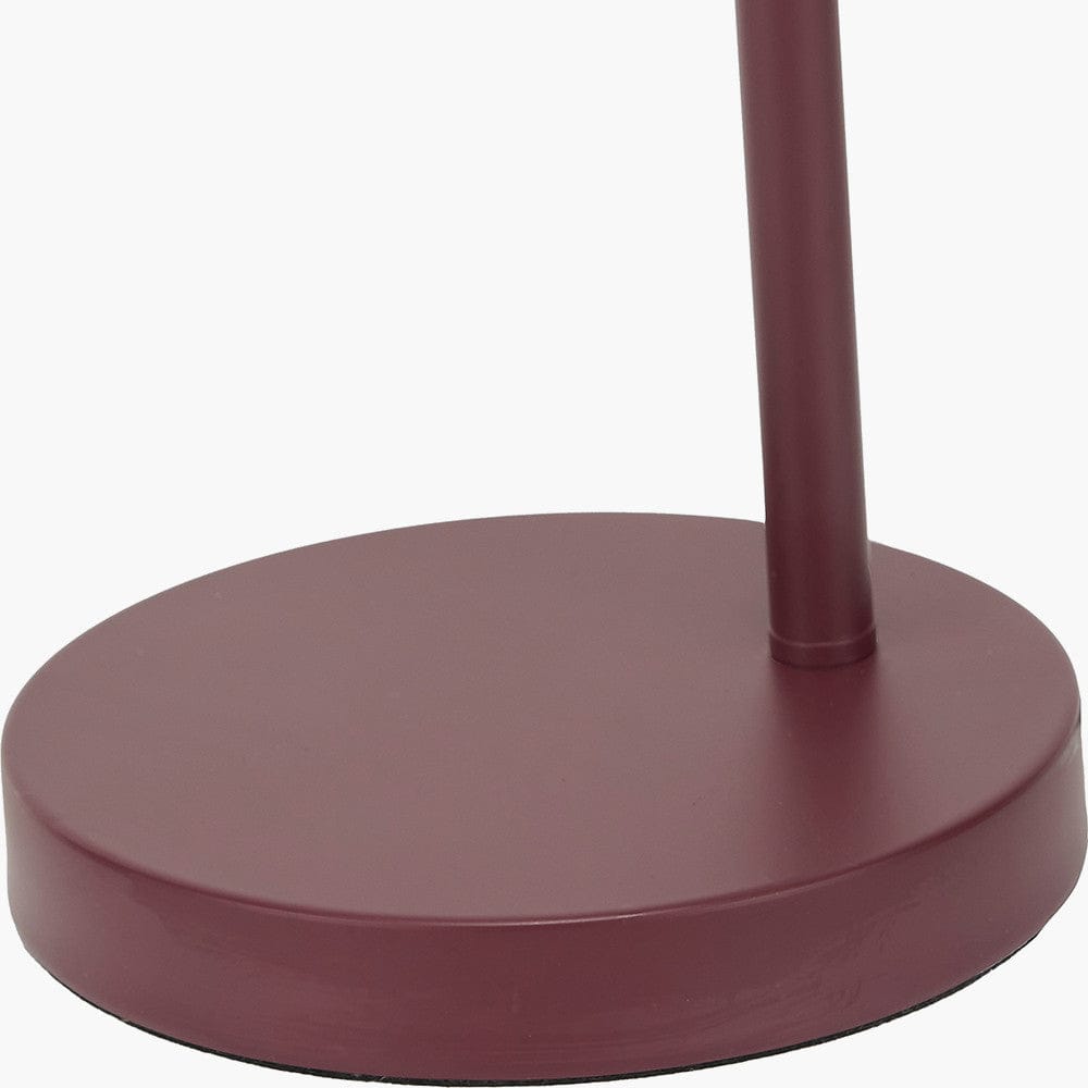 Pacific Lifestyle Lighting Finn Mulberry Metal Cloche Headed Table Lamp House of Isabella UK