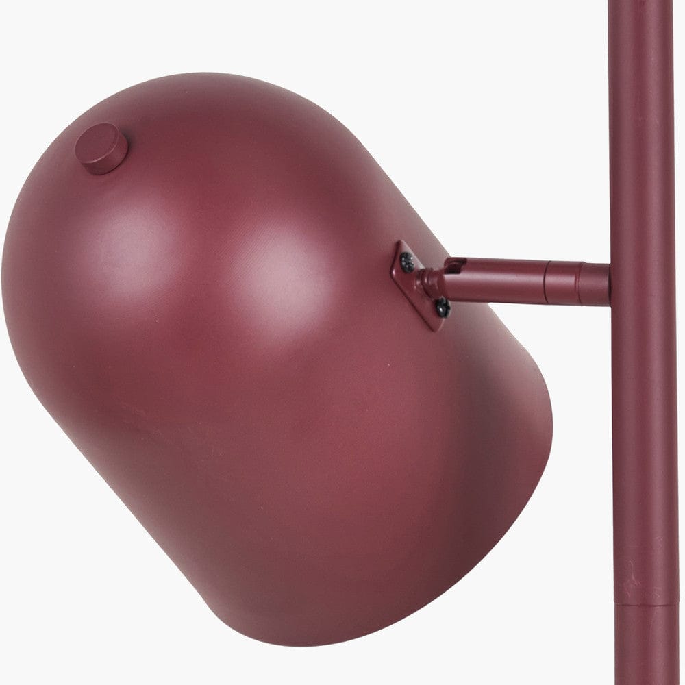 Pacific Lifestyle Lighting Finn Mulberry Metal Cloche Two Head Floor Lamp House of Isabella UK