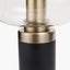 Pacific Lifestyle Lighting Florence Black Metal and Glass Table Lamp House of Isabella UK