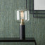 Pacific Lifestyle Lighting Florence Black Metal and Glass Table Lamp House of Isabella UK
