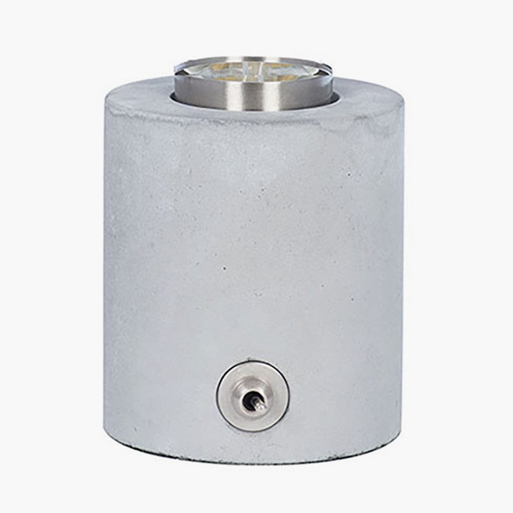 Frowick Concrete and Brushed Chrome Bulb Holder.