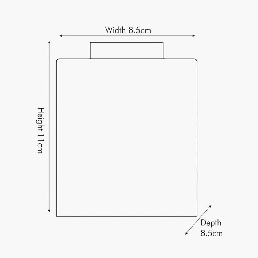 Frowick Concrete and Brushed Chrome Bulb Holder.