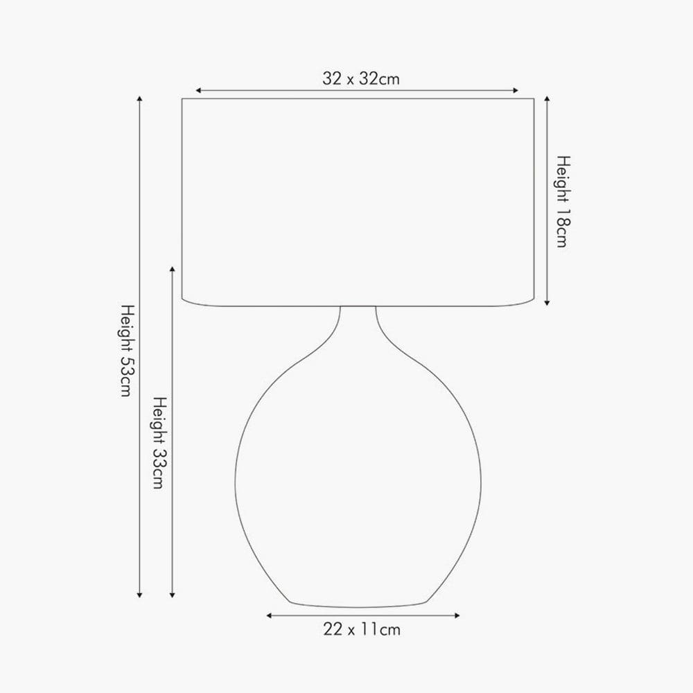 Gemini Silver Etched Ceramic Table Lamp.