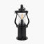 Pacific Lifestyle Lighting Gibson Black Wood Lantern Table Lamp House of Isabella UK