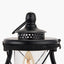 Pacific Lifestyle Lighting Gibson Black Wood Lantern Table Lamp House of Isabella UK