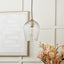Pacific Lifestyle Lighting Giselle Diamond Design Clear Handcut Glass Pendant House of Isabella UK
