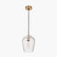 Pacific Lifestyle Lighting Giselle Diamond Design Clear Handcut Glass Pendant House of Isabella UK