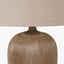Greta Brown and Black Textured Ceramic Table Lamp.