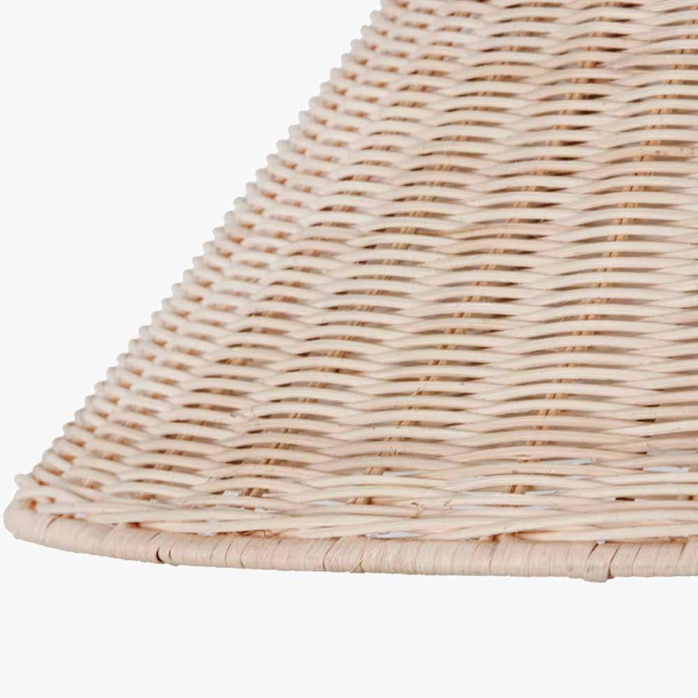 Pacific Lifestyle Lighting Hali Rattan Base and Shade Floor Lamp House of Isabella UK