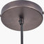 Pacific Lifestyle Lighting Harlem Antique Bronze Domed Metal Pendant House of Isabella UK