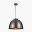 Pacific Lifestyle Lighting Harlem Antique Bronze Domed Metal Pendant House of Isabella UK