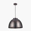 Pacific Lifestyle Lighting Harlem Antique Bronze Domed Metal Pendant House of Isabella UK