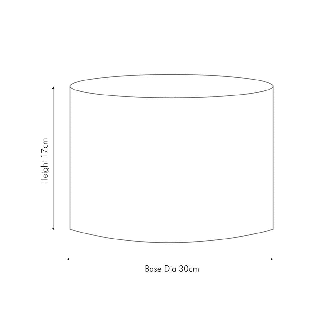 Harry 30cm Sage Poly Cotton Cylinder Drum Shade.