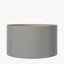 Harry 30cm Steel Grey Poly Cotton Cylinder Shade.