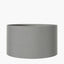 Harry 30cm Steel Grey Poly Cotton Cylinder Shade.