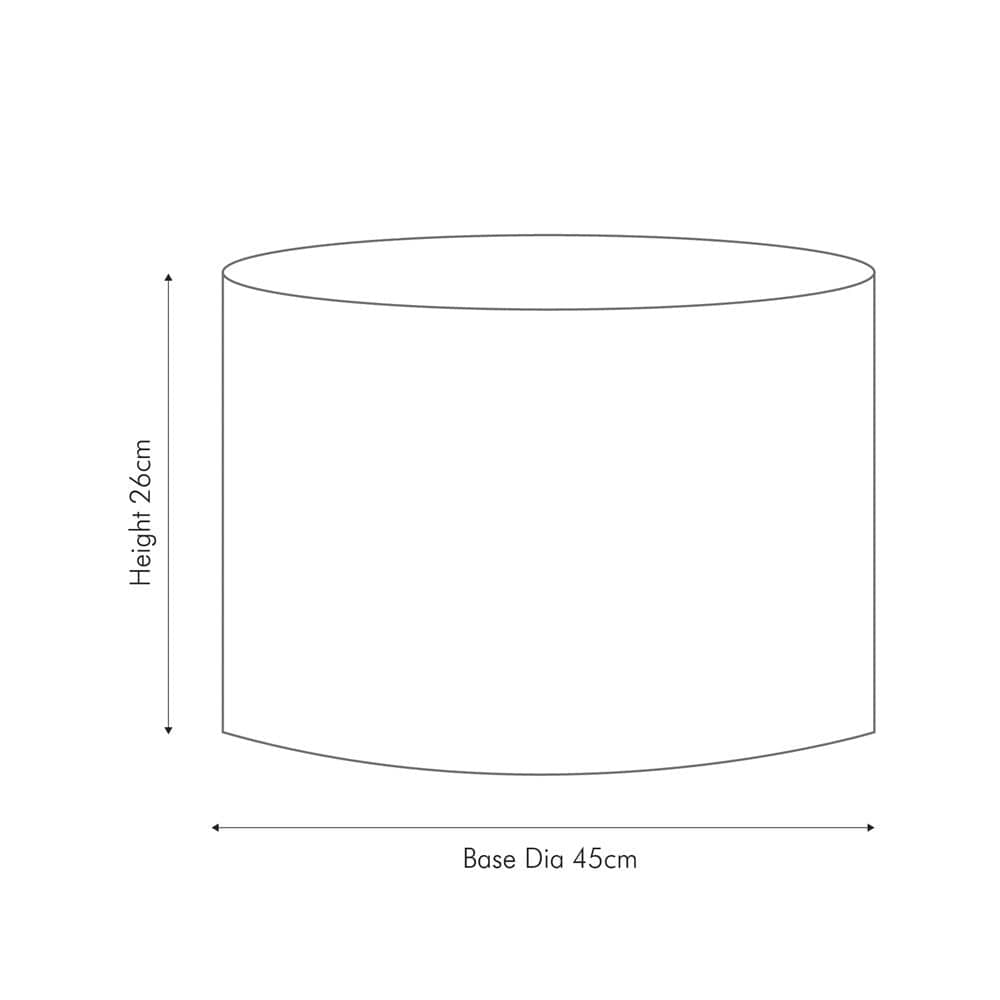 Harry 45cm Sage Poly Cotton Cylinder Drum Shade.