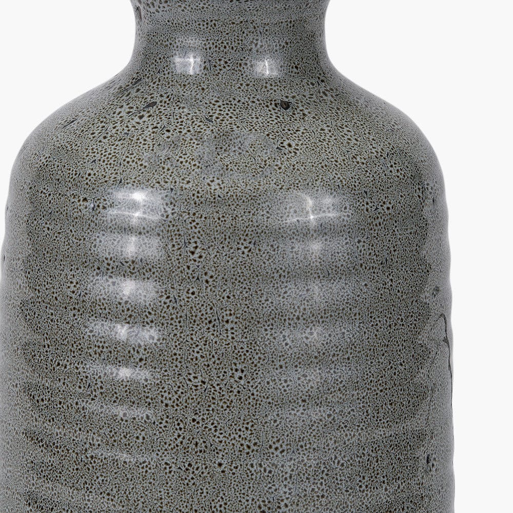 Pacific Lifestyle Lighting Helka Smokey Green Reactive Glaze Table Lamp House of Isabella UK