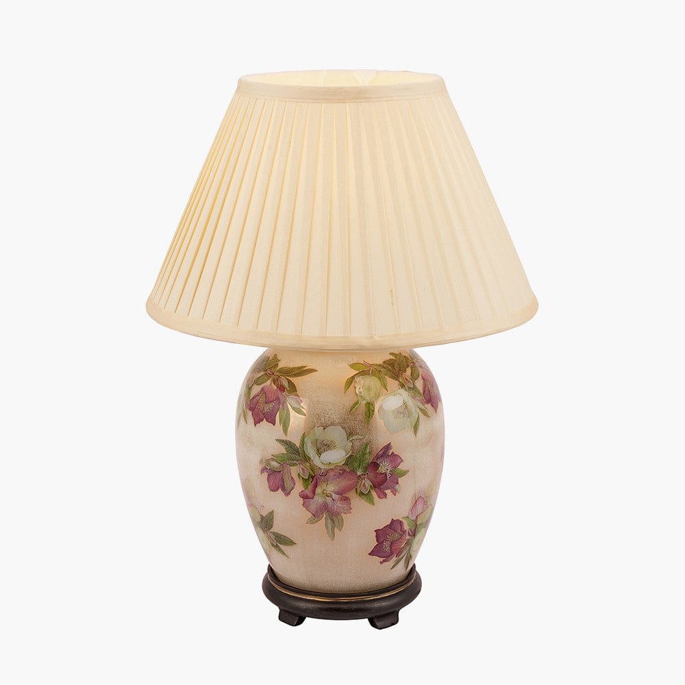 Hellebore Medium Glass Table Lamp.