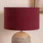 Henry 35cm Mulberry Handloom Cylinder Lampshade.