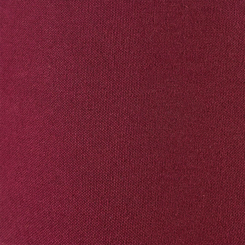 Henry 40cm Red Handloom Cylinder Shade.