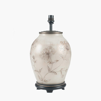 Pacific Lifestyle Lighting Honeysuckle Medium Glass Table Lamp House of Isabella UK