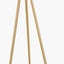 Pacific Lifestyle Lighting Houston Brushed Brass Metal Tripod Floor Lamp House of Isabella UK