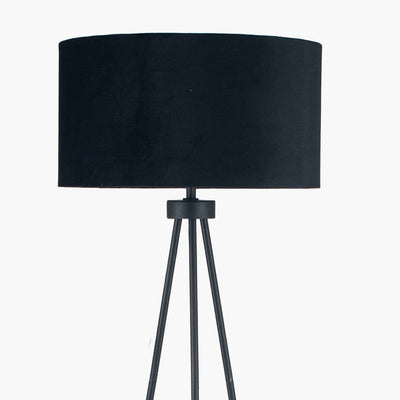 Pacific Lifestyle Lighting Houston Matt Black Tripod Floor Lamp House of Isabella UK