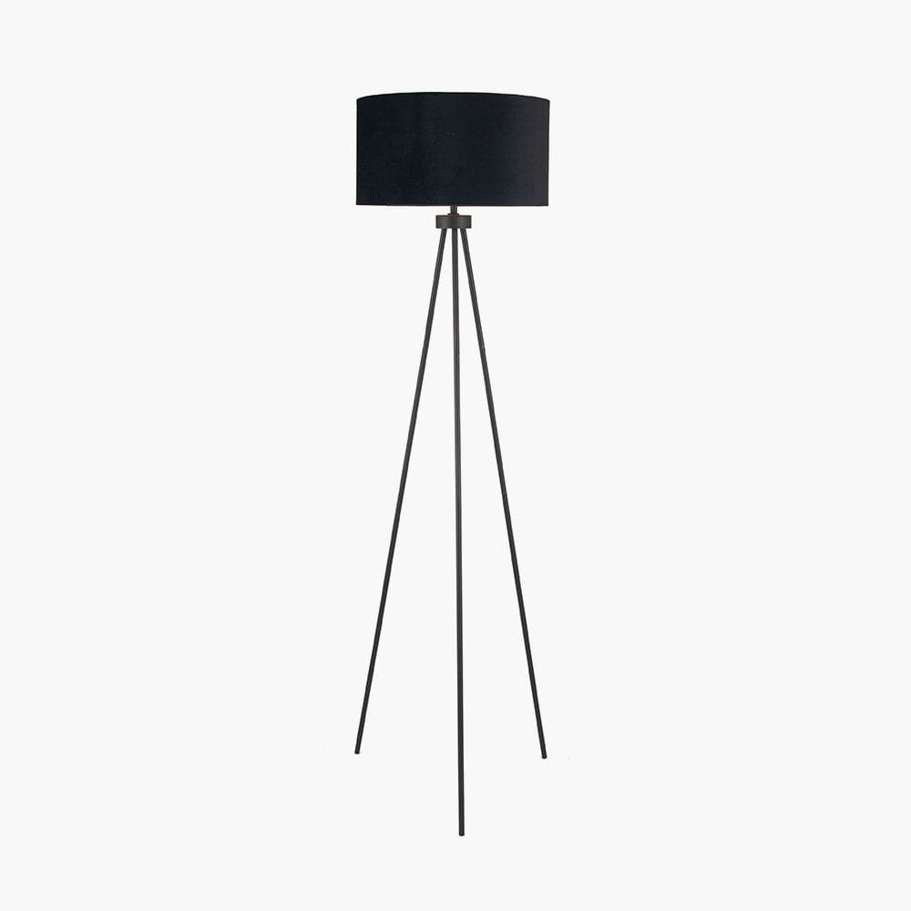 Pacific Lifestyle Lighting Houston Matt Black Tripod Floor Lamp House of Isabella UK