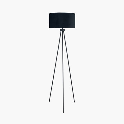 Pacific Lifestyle Lighting Houston Matt Black Tripod Floor Lamp House of Isabella UK