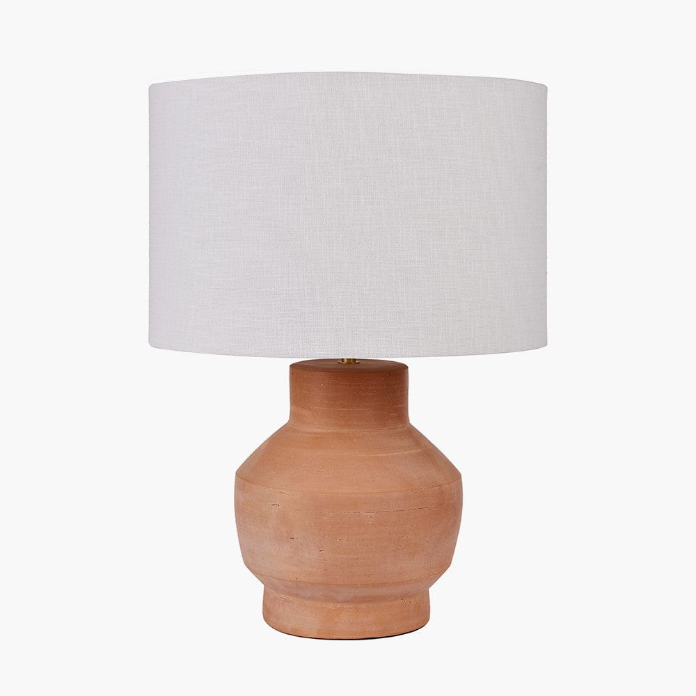 Inna Natural Urn Terracotta Table Lamp Base.