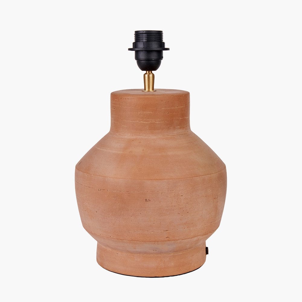 Inna Natural Urn Terracotta Table Lamp Base.