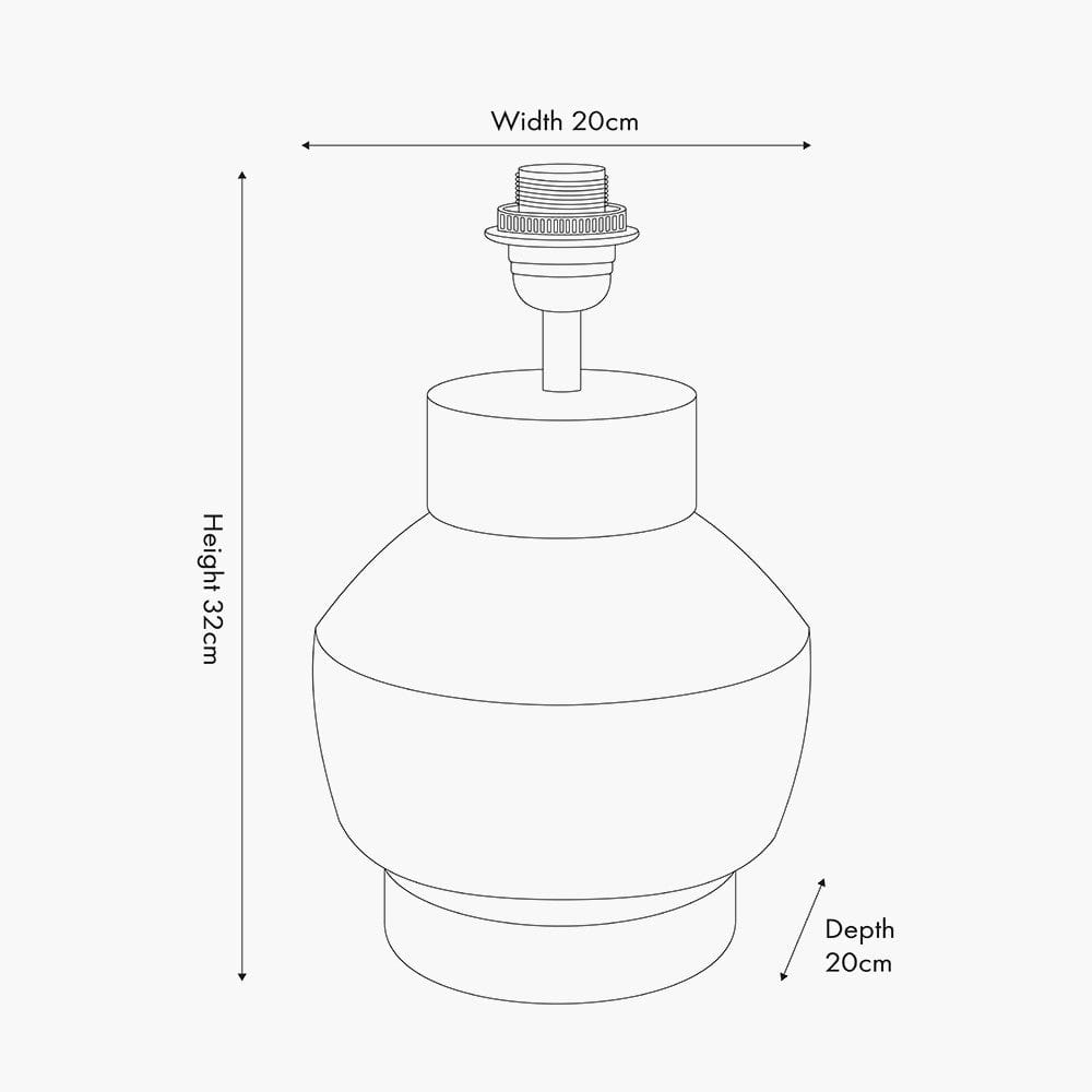 Inna Natural Urn Terracotta Table Lamp Base.