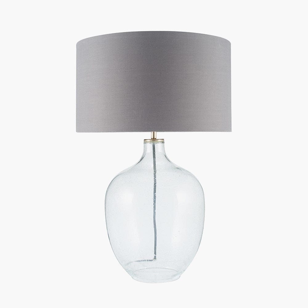 Pacific Lifestyle Lighting Islay Clear Bubble Glass Table Lamp Base House of Isabella UK