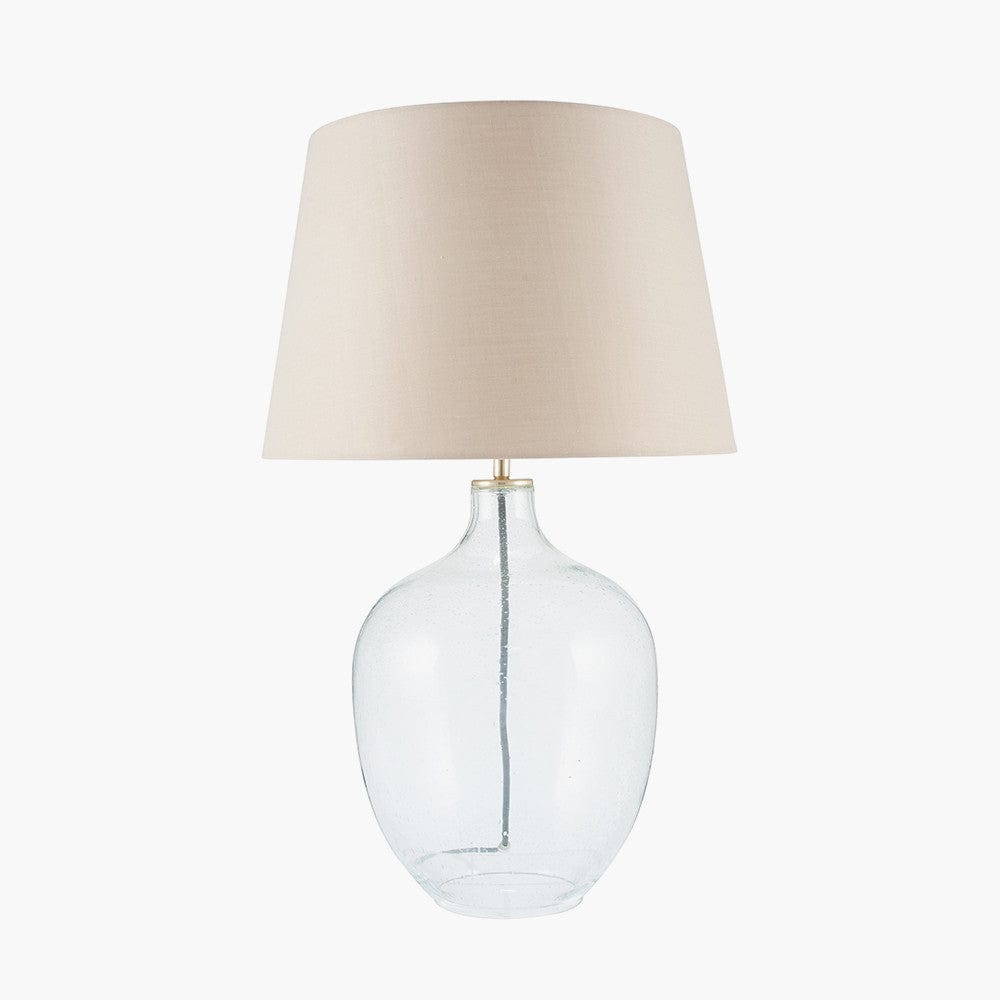 Pacific Lifestyle Lighting Islay Clear Bubble Glass Table Lamp Base House of Isabella UK