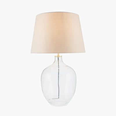 Pacific Lifestyle Lighting Islay Clear Bubble Glass Table Lamp Base House of Isabella UK