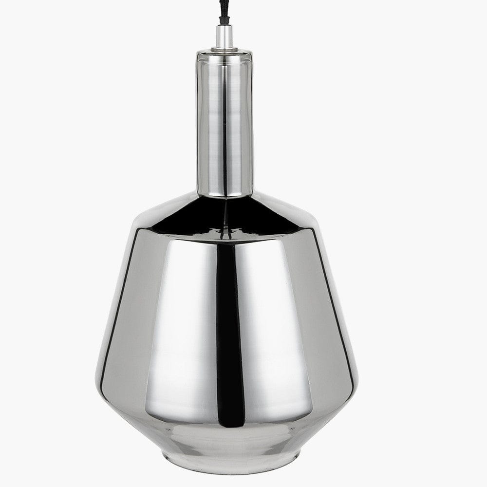 Jake Shiny Smoked Glass Pendant.