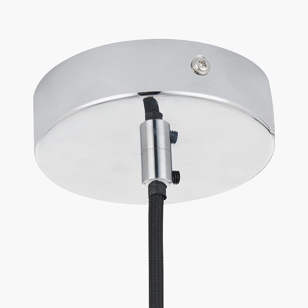 Jaxon Shiny Smoked Glass Domed Pendant.