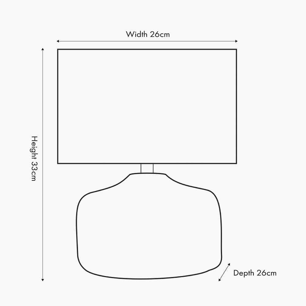 Pacific Lifestyle Lighting Kai Duck Egg Textured Ceramic Table Lamp House of Isabella UK