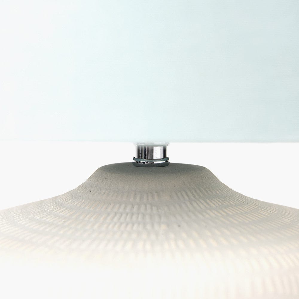 Pacific Lifestyle Lighting Kai Duck Egg Textured Ceramic Table Lamp House of Isabella UK