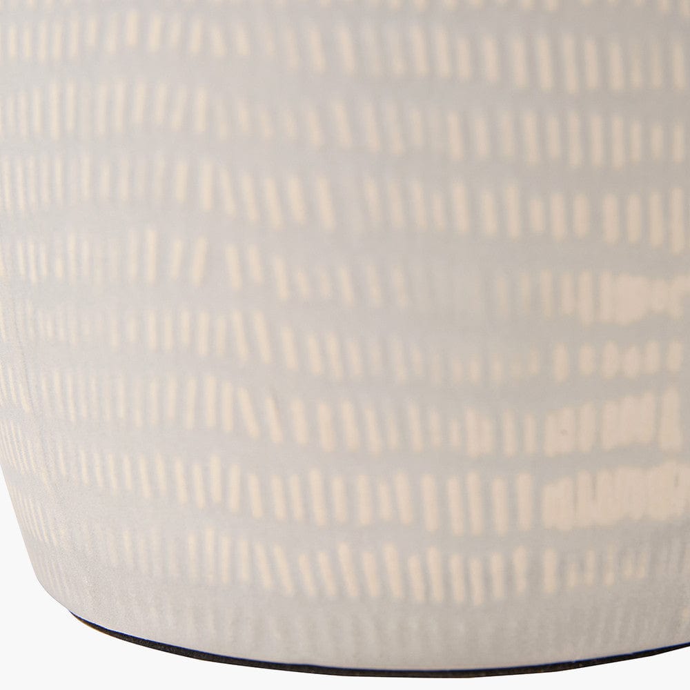 Kai Duck Egg Textured Tall Ceramic Table Lamp.